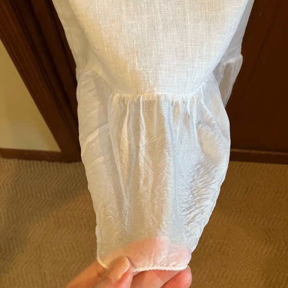 NWT SILK AND LINEN HALTER DRESS MADE IN ITALY TAGS ATTACHED - Picture 8 of 17